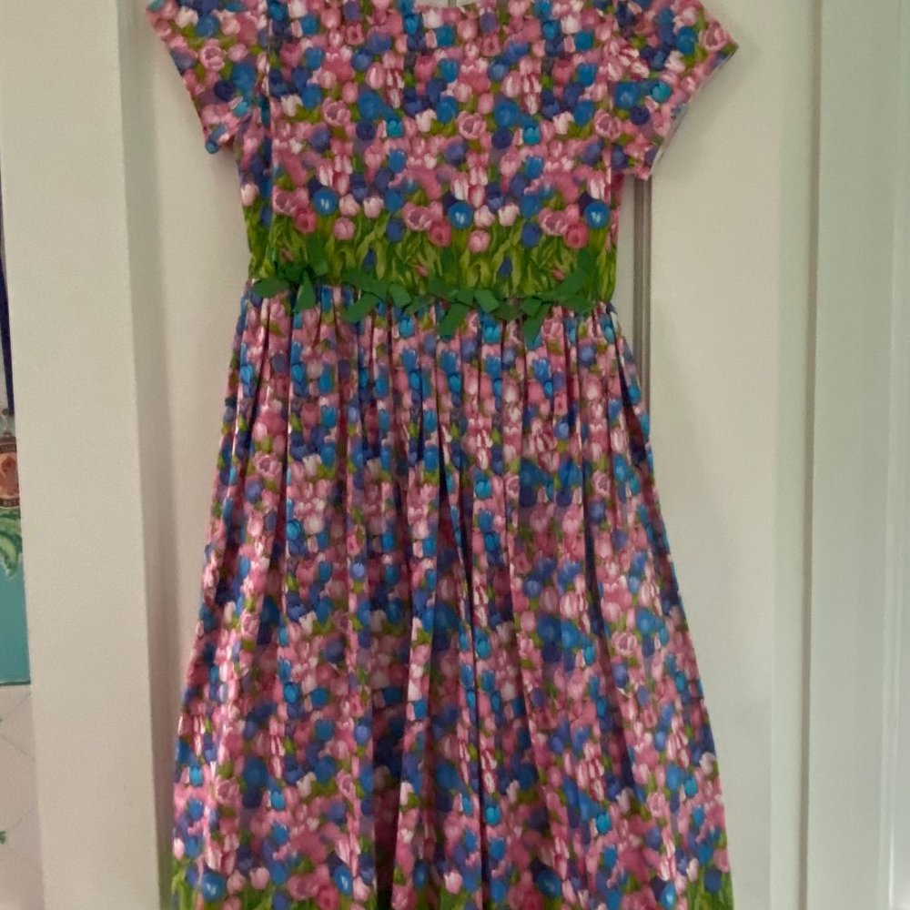 High End Designer Joan Calabrese girls party dress size 14